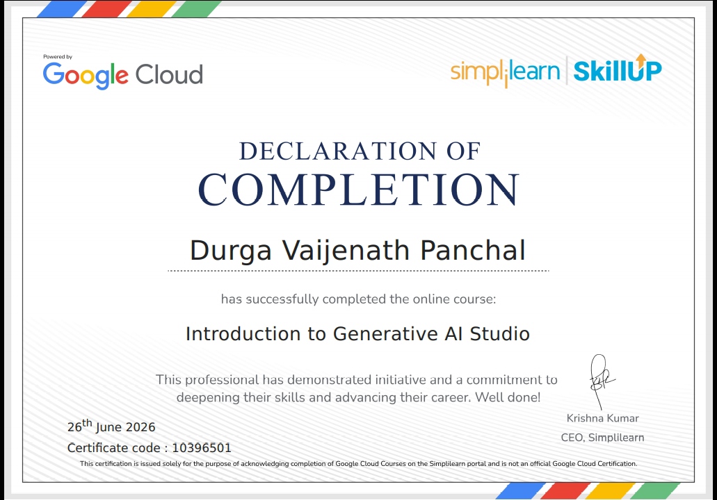 Introduction to Artificial Intelligence Certificate