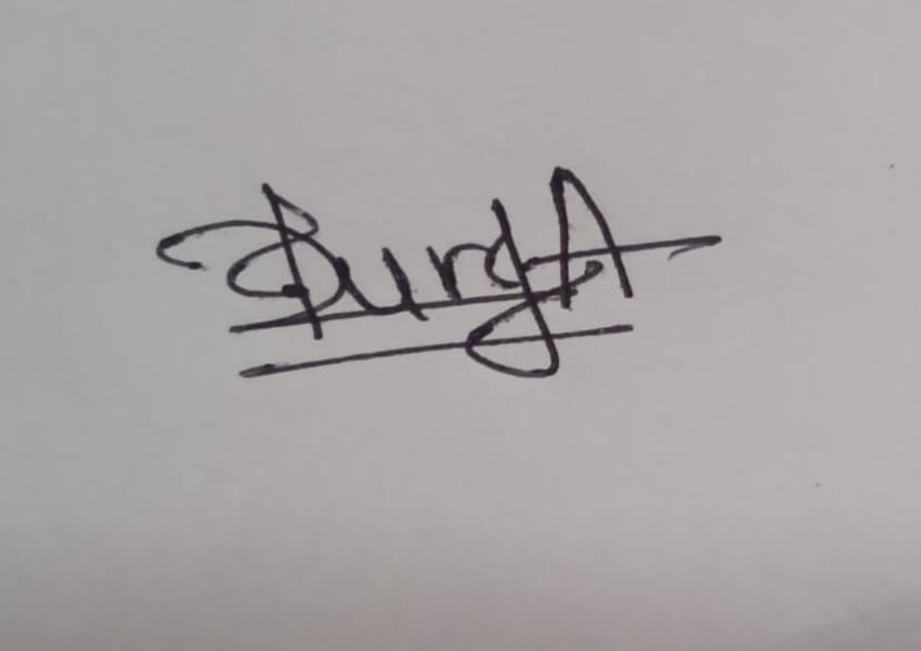 Durga Panchal Signature
